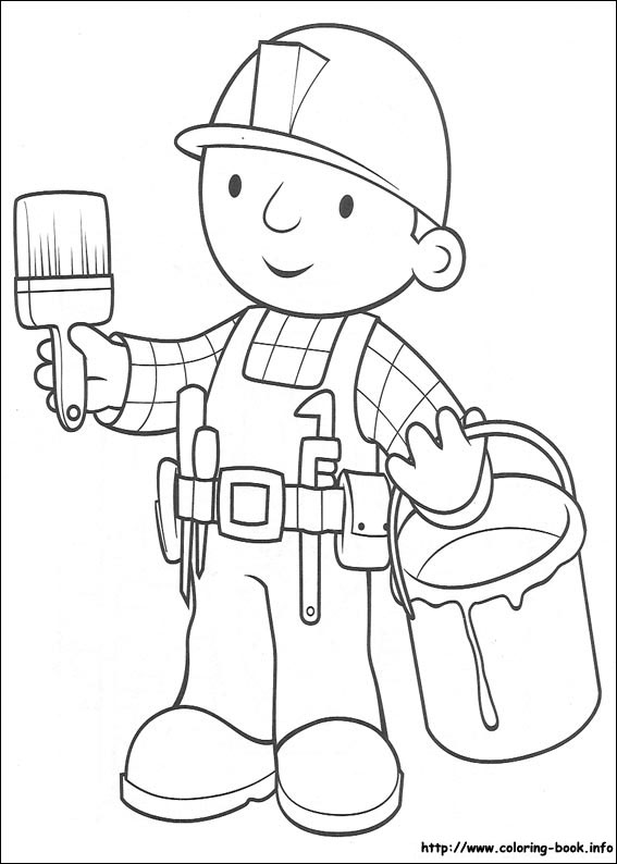 Bob the Builder coloring picture